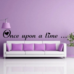 Sticker Texte : Once upon a time