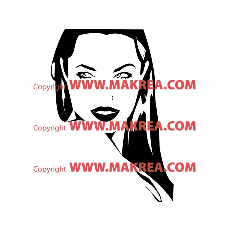 Sticker Angelina Jolie