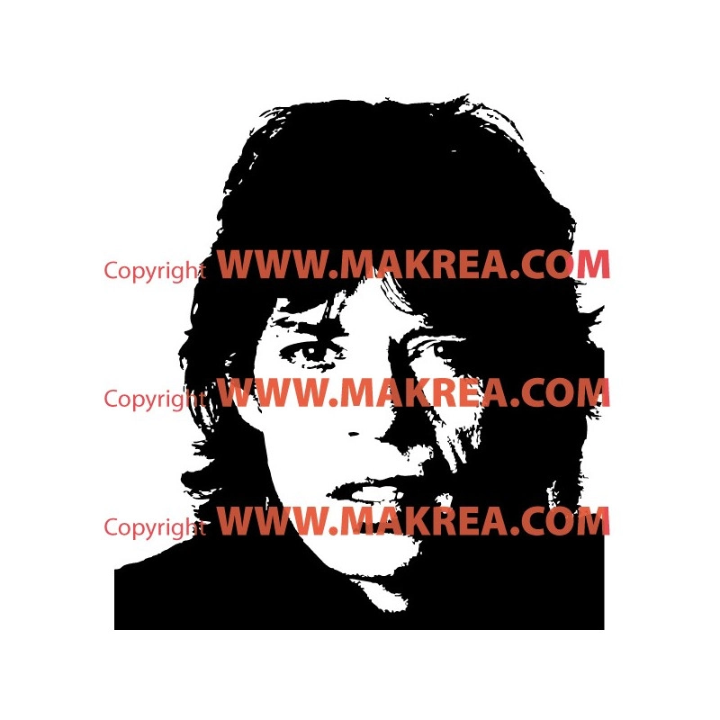 Sticker Mick Jagger