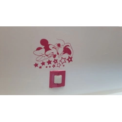 Stickers Interrupteur / Prise Minnie Etoiles