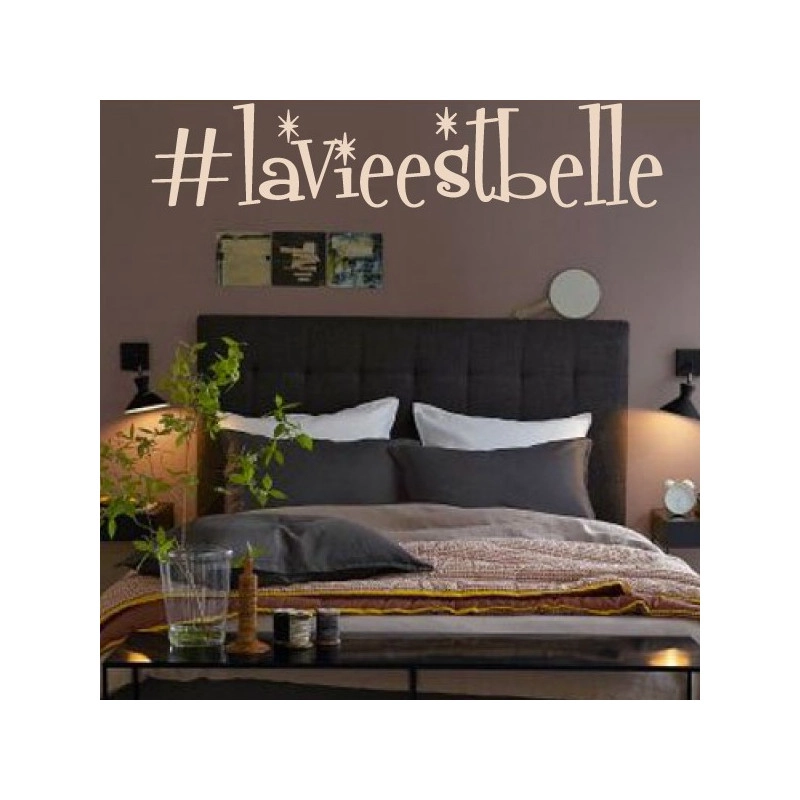 Sticker Hashtag La Vie Est Belle