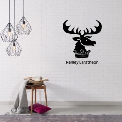 Sticker Game Of Thrones - Blason Maison Renley Baratheon