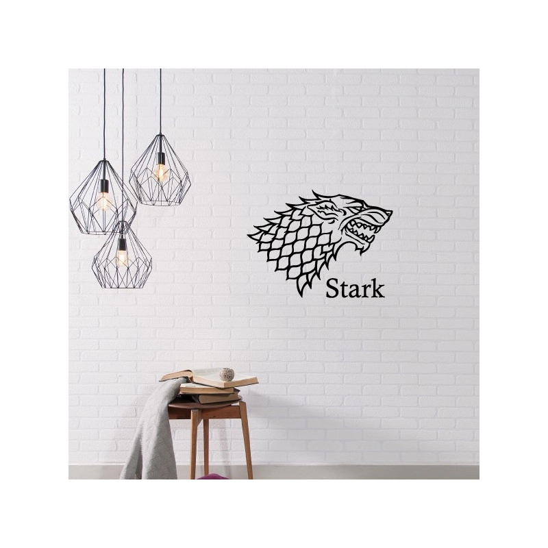 Sticker Game Of Thrones - Blason Maison Stark