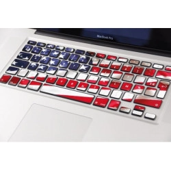 Sticker Drapeau USA pour Clavier Macbook