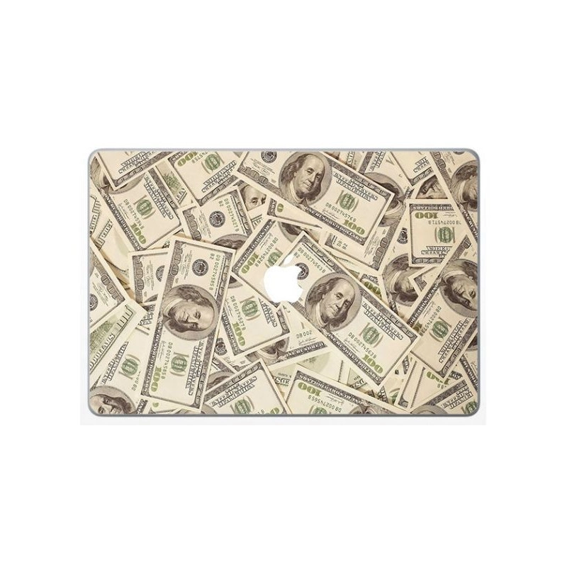 Sticker Skin Dollars pour MacBook