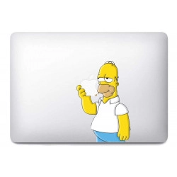 Sticker Homer Les Simpson pour MacBook