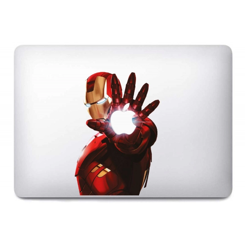 Sticker Iron man pour MacBook