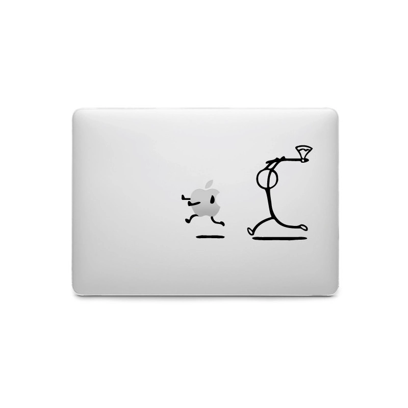 Sticker "Sauve ta pomme" pour MacBook