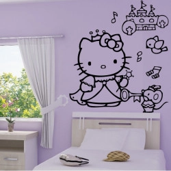 Sticker Hello Kitty Princesse