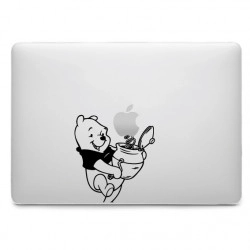 Sticker Winnie Boite Surprise pour MacBook
