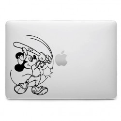 Sticker Mickey Baseball pour MacBook