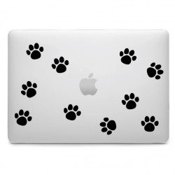 Sticker 10 pas d'ourson pour MacBook