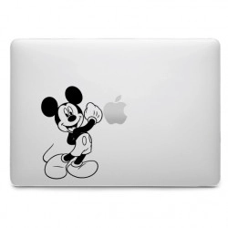Sticker Mickey Coup de Poing pour MacBook