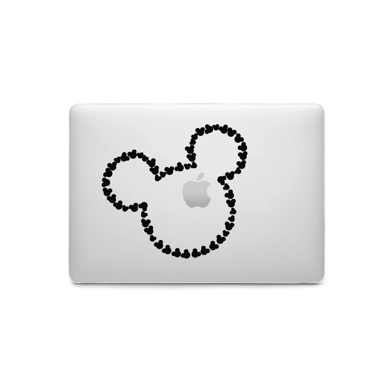 Sticker Mickey Tête pour MacBook