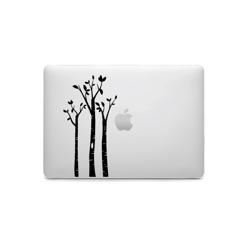 Sticker Arbres Bouleaux pour MacBook