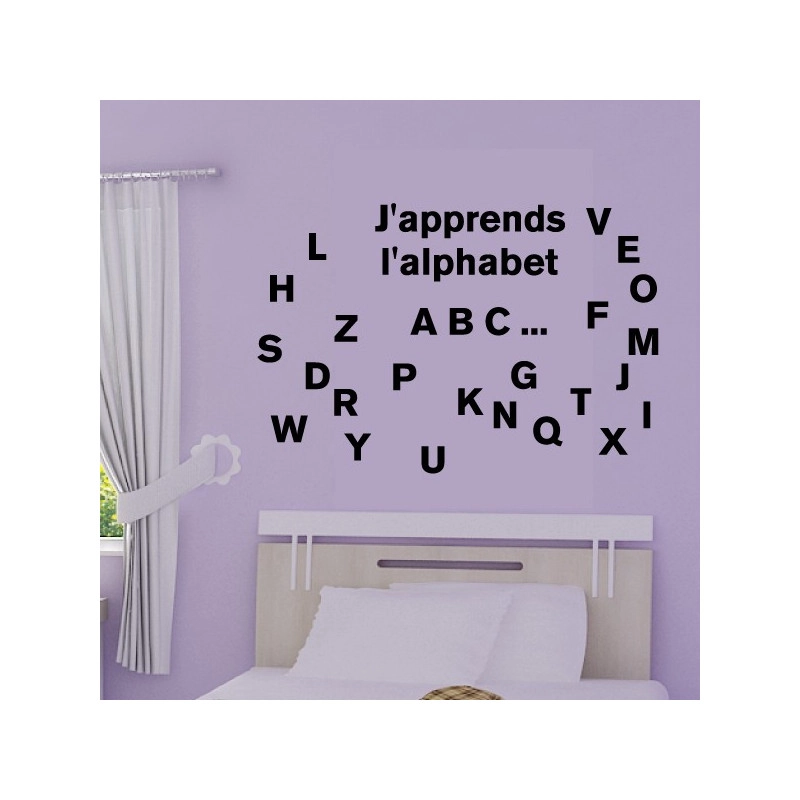 Sticker J'apprends l'alphabet - Lettres