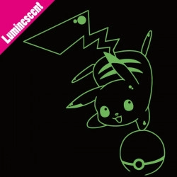 Sticker Luminescent Pikachu - Pokeball