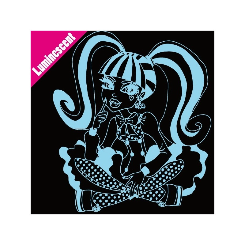 Sticker Luminescent Monster High - Draculaura Assise