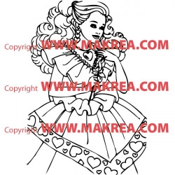 Sticker Princesse 8