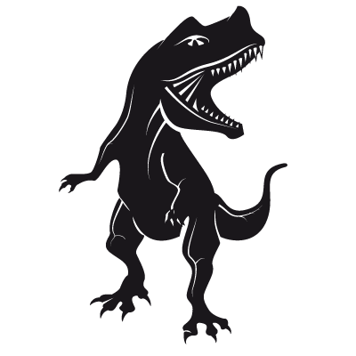 Sticker Dinosaure réaliste - Allosaurus