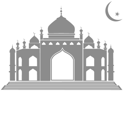 Sticker Mosquée Islamique Lune
