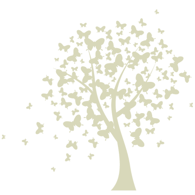 Sticker Nature - L'arbre aux Papillons